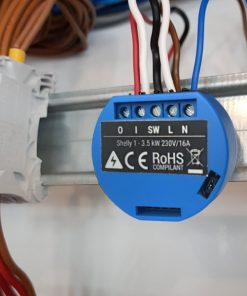 Releu pentru automatizari Smart Home, Shelly, Shelly1, Wi-Fi, 2.4 GHz b/g/n